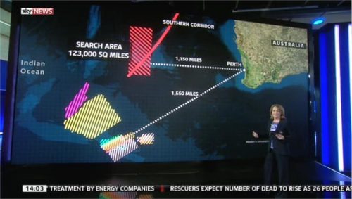 MH370 Sky News Coverage