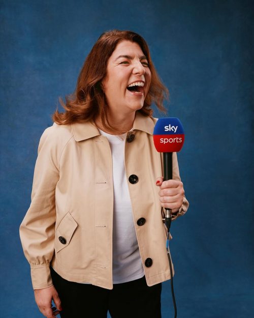 Photo by Caroline Barker on August 09, 2024. May be an image of 1 person, microphone and text.