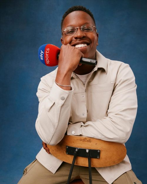 Photo shared by S A M O on August 09, 2024 tagging @skysportsfootball. May be an image of 1 person, tambourine and portable cassette player.