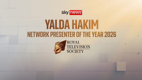 Yalda Hakim Network Presenter of the Year Sky News Promo 2026 12